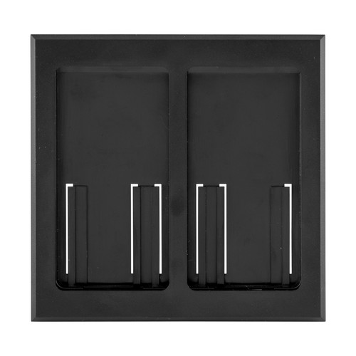 Lutron Pico Wireless Double Faceplate Black 2 Gang