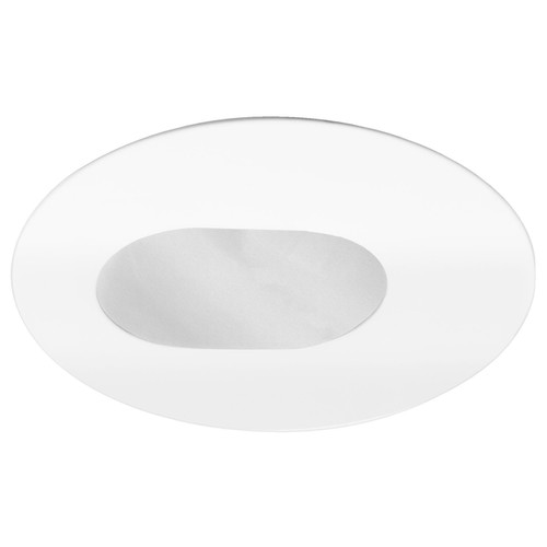 Invisible Adjustable Camera Round Frosted Glass Downlight IP44 GU10 240V 50W RAL 9010 Pure White