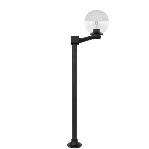Globe Post Single Arm Kit 250mm Crown Silver 1800mm