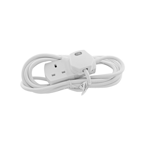 2 Way Plug Extension Lead 240V 3m 13A