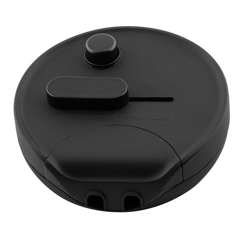 3 Core In-Line Slide Dimmer and Push Button Switch 240V Black 4-25W