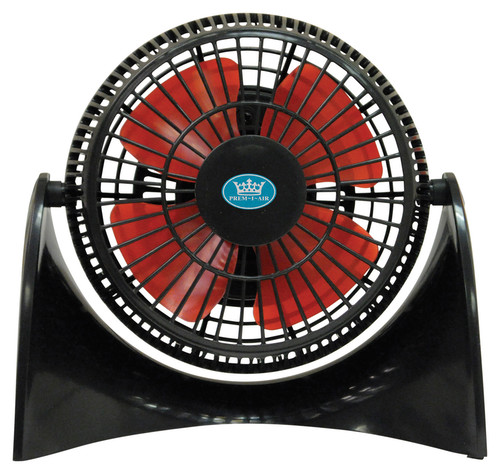 Retro Mini Cooling USB-A Desk Fan Black 5'' (13 cm)
