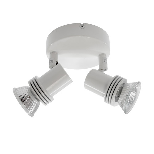 Space Double 240V 2 x 50W White