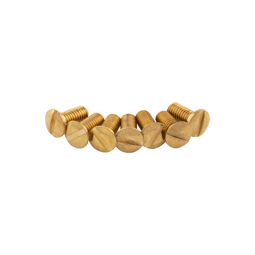 Flat Plate Grub Screw Brass 9mm