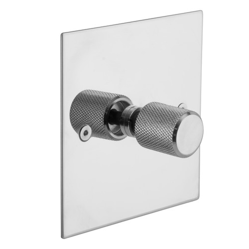 Retro Dimmer Switch Polished Steel