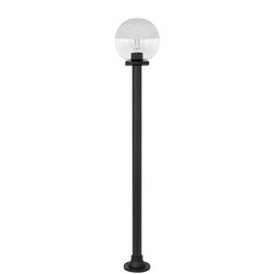 Globe Outdoor Garden Post Single Kit 250mm Crown Silver 2000mm