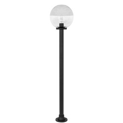 Globe Outdoor Garden Post Single Kit 400mm Crown Silver 2000mm