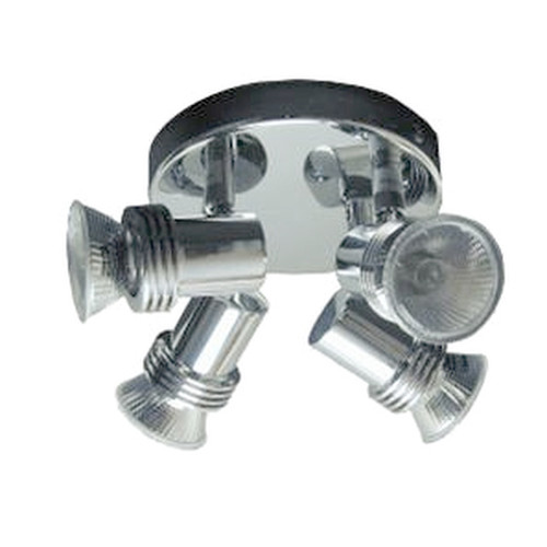 Space Quad 240V 4 x 50W Chrome