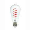 LED Funky Filament ES Light Bulb 240V 4W Red