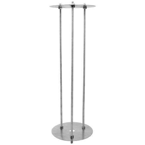 Bollard Root Mounting Kit Steel Grey
