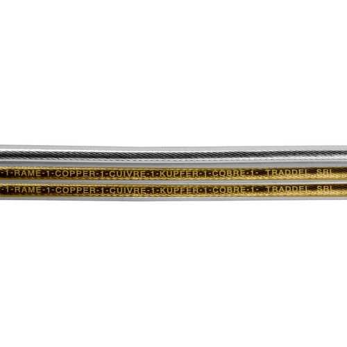 240V Double Mains Cable Bronze 1m