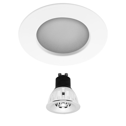 Elegant Fixed Fire-rated Downlight Bathroom LED Reality Retro GU10 Cool White (4000K) 5W White