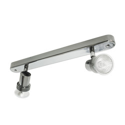 Space Double Bar Surface Mounted Spotlight 240V 2 x 50W Chrome