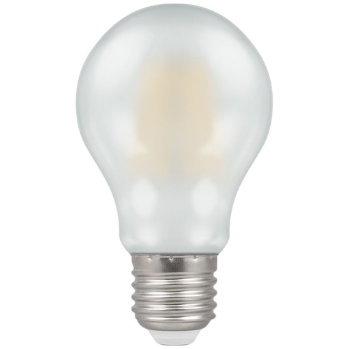 ES LED Pearl Opal 806lm 240V Dimmable Light Bulb 7.5W 2700K Warm White