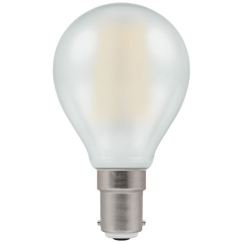 LED Golfball Pearl SBC/B15d 470lm Dimmable Light Bulb 5W 2700K Warm White