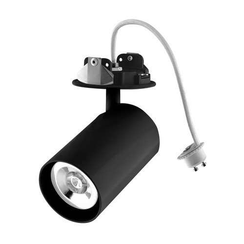 Tube Spotlight GU10 Downlight Adaptor 50W Black