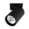 Trimless Square Single Tube Spotlight 50W Black