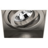 Trimless Square Fire Rated Adjustable Downlight GU10 240V Nickel 50W