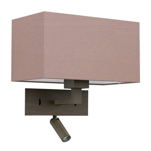 Park Lane with LED Reading Light 240V 60W + 2.2W Bronze