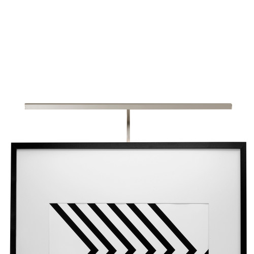 Mondrian LED Frame Mounted Picture Light 600mm 2700K Warm White 12V 8W Matt Nickel