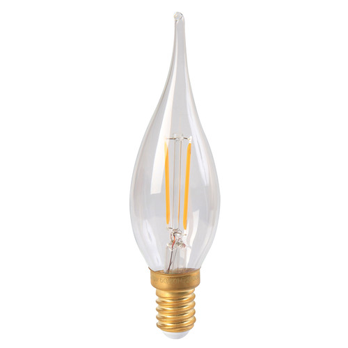 LED Clear Dimmable Candle Lamp E14 220lm GS4 Dimmable 4W 2700K Warm White