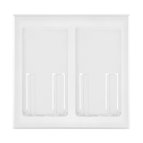 Lutron Pico Wireless Double Faceplate Clear Glass 2 Gang