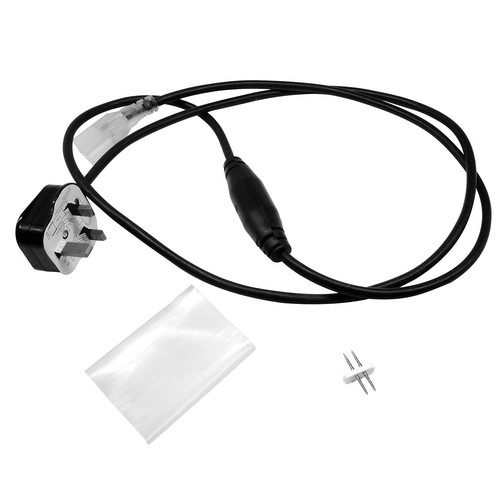 LED Double Sided Neon Flex 240V Power Cord Kit