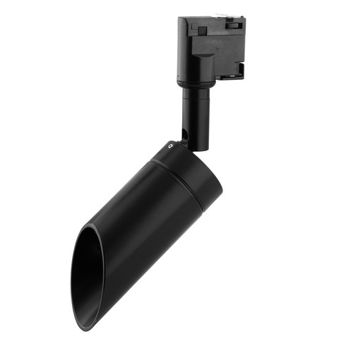 Tube Track Light Mini GU11 45° Single Circuit 240V 35W Black