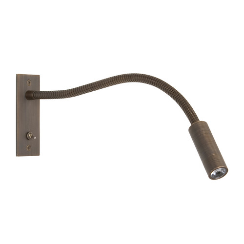 Leo Wall Switched LED 240V 4W Bronze