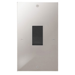 Horizon Square Cooker Switch 1 gang double 45 amp Polished Chrome