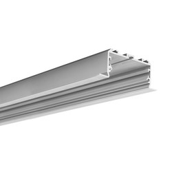 Larko-50 Recessed LED Tape Extrusion Profile Anodised Aluminium 2000mm