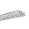 Kozus-50 Trimless Recessed LED Tape Extrusion Profile Plaster-in Aluminium 1000mm