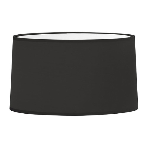 Tapered Oval Shade Black 10mm
