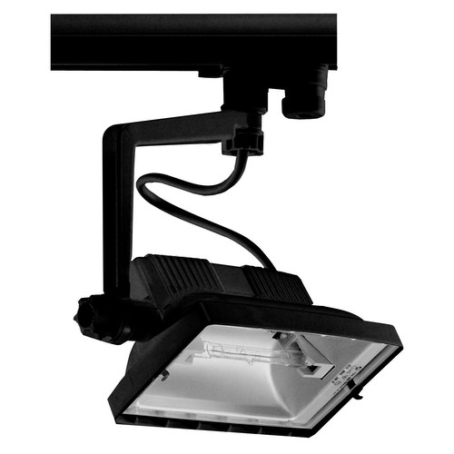 Tungsten Three Circuit Track Light 240V 300W Black