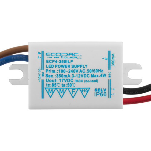 Single Output Switching LED Driver (Constant Current) 4W 350mA