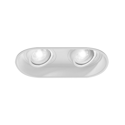 Minima Twin Adjustable Round Downlight 240V 2 x 6W White