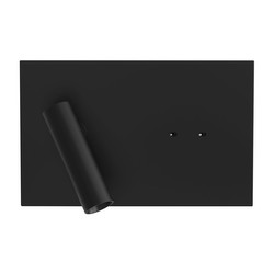 Edge Reader Mini LED Wall Light 240V Black 9.3W + 3.3W