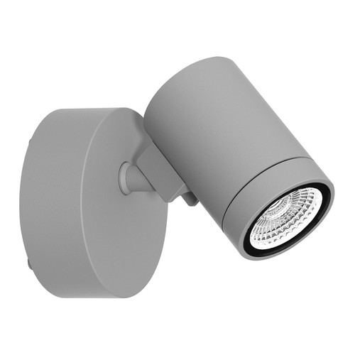Bayville Single Spot IP65 240V 8.2W Textured Grey