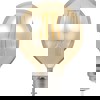 LED Filament Antique Globe 80mm 410lm 2200K Dimmable Light Bulb BC 5W