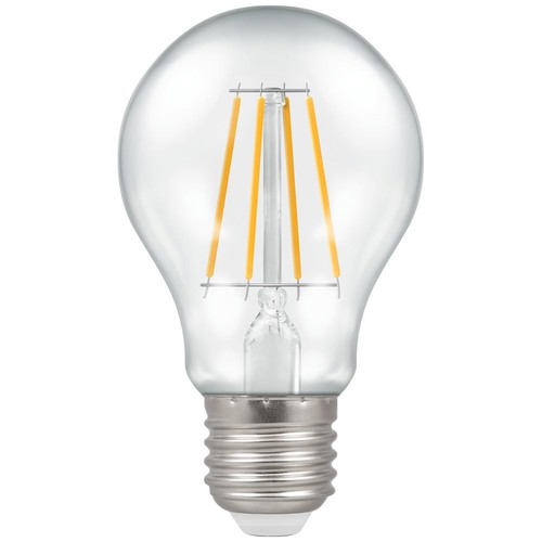 ES LED Clear 806lm 240V Dimmable Light Bulb 7W 2700K Warm White