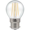 LED Golfball Clear BC/B22 Dimmable Light Bulb 5W 2700K Warm White