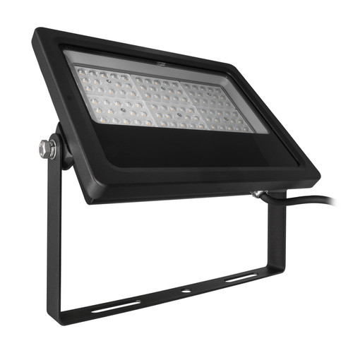 LED Black Outdoor Garden Floodlight 240V 30W (=400W) 4000K Cool White