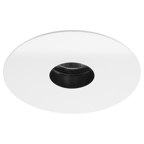 Fire-Rated Invisible Fixed Pinhole Round Downlight GU10 240V 50W RAL 9010 Pure White