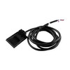 Slim Duet Trimless End Cap with Power Cord Black