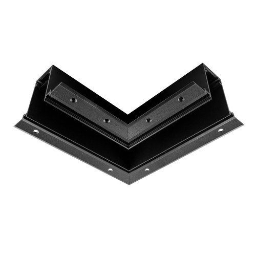 Slim Duet System Trimless Recessed Horizontal Corner 24V Black 200mm