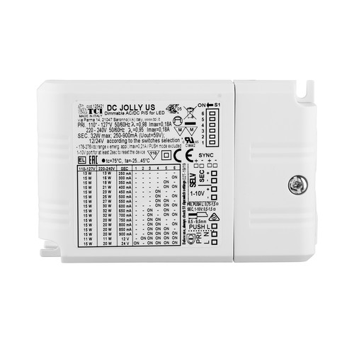 1-10V Dimmable LED Driver (Constant Current & Constant Voltage) 32W Multi Wattage / Multi Voltage