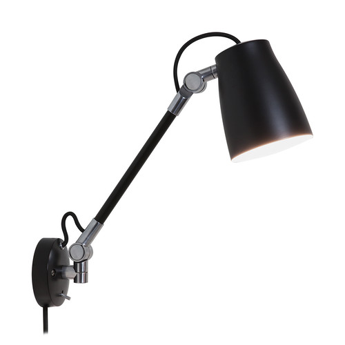 Atelier Grande Wall Light 240V Black 28W