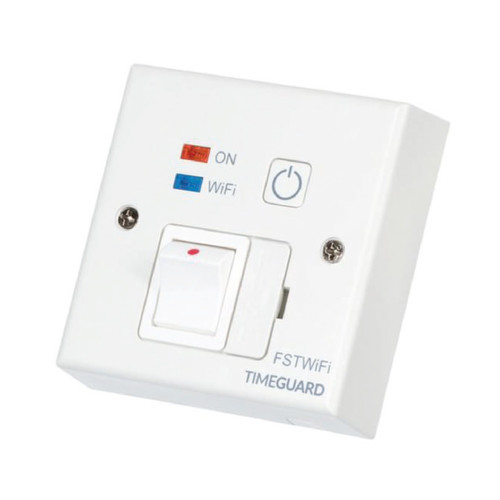 WiFi Controlled Fused Spur 13A White