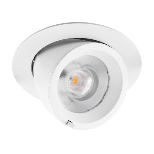 LED Adjustable Scoop 240V Dali Dimmable 30W White 3000K Warm White