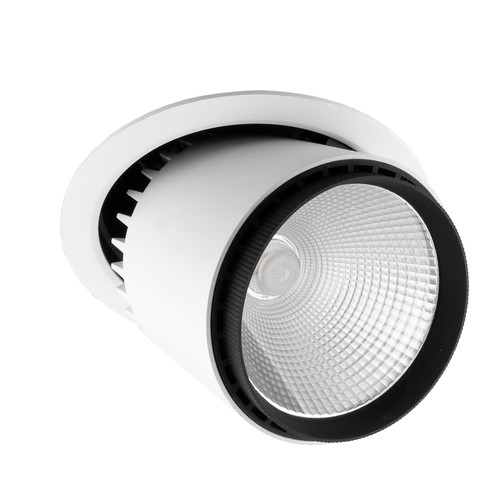 LED Adjustable Scoop 240V Dali Dimmable 40W White 4000K Cool White
